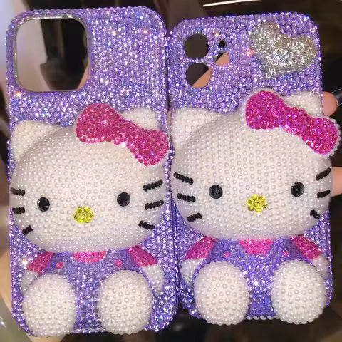 Zigo Pods Rhinestone Crystal iPhone Half-Wrapped Case